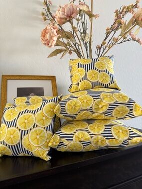 Lemon Slice Purse/Bag Pillows Assorted sizes